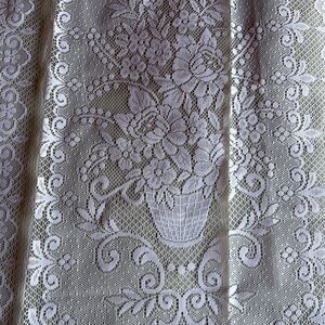 Elegant White Lace Curtain